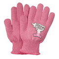 Pink Knit Gloves